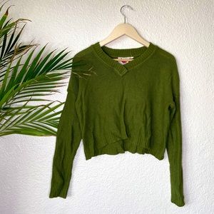 Knitted Cropped Sweater